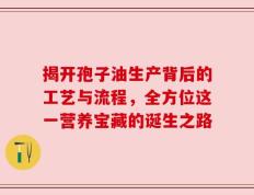 揭开孢子油生产背后的工艺与流程，全方位这一营养宝藏的诞生之路