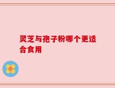 灵芝与孢子粉哪个更适合食用