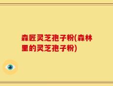 森匠灵芝孢子粉(森林里的灵芝孢子粉)