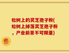 松树上的灵芝孢子粉(松树上掉落灵芝孢子粉，产业前景不可限量)