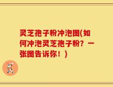 灵芝孢子粉冲泡图(如何冲泡灵芝孢子粉？一张图告诉你！)