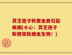 灵芝孢子粉原虫类引起疾病(小心：灵芝孢子粉携带致病虫生物！)