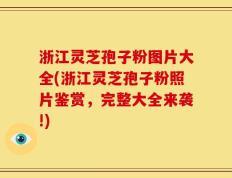 浙江灵芝孢子粉图片大全(浙江灵芝孢子粉照片鉴赏，完整大全来袭!)