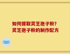 如何提取灵芝孢子粉？灵芝孢子粉的制作配方