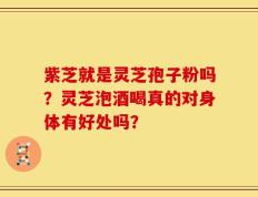 紫芝就是灵芝孢子粉吗？灵芝泡酒喝真的对身体有好处吗？
