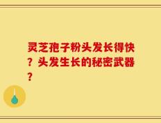 灵芝孢子粉头发长得快？头发生长的秘密武器？