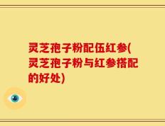 灵芝孢子粉配伍红参(灵芝孢子粉与红参搭配的好处)