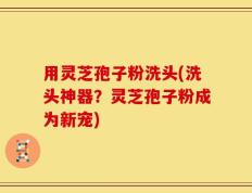 用灵芝孢子粉洗头(洗头神器？灵芝孢子粉成为新宠)