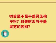 树舌是不是平盖灵芝孢子粉？科普树舌与平盖灵芝的区别？
