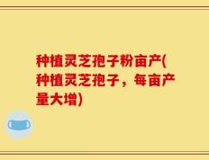 种植灵芝孢子粉亩产(种植灵芝孢子，每亩产量大增)