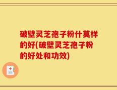 破壁灵芝孢子粉什莫样的好(破壁灵芝孢子粉的好处和功效)