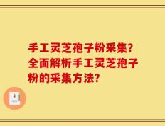 手工灵芝孢子粉采集？全面解析手工灵芝孢子粉的采集方法？