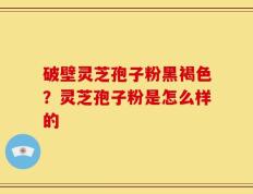 破壁灵芝孢子粉黑褐色？灵芝孢子粉是怎么样的