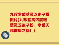 九珍堂破壁灵芝孢子粉图片(九珍堂高浓度破壁灵芝孢子粉，享受天赐健康之福！)