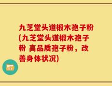 九芝堂头道椴木孢子粉(九芝堂头道椴木孢子粉 高品质孢子粉，改善身体状况)