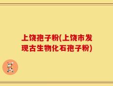 上饶孢子粉(上饶市发现古生物化石孢子粉)