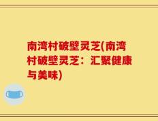 南湾村破壁灵芝(南湾村破壁灵芝：汇聚健康与美味)