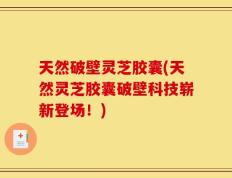 天然破壁灵芝胶囊(天然灵芝胶囊破壁科技崭新登场！)