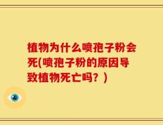 植物为什么喷孢子粉会死(喷孢子粉的原因导致植物死亡吗？)