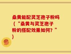 桑黄能配灵芝孢子粉吗 (“桑黄与灵芝孢子粉的搭配效果如何？”)