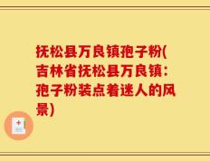 抚松县万良镇孢子粉(吉林省抚松县万良镇：孢子粉装点着迷人的风景)