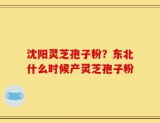 沈阳灵芝孢子粉？东北什么时候产灵芝孢子粉