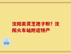 沈阳卖灵芝孢子粉？沈阳火车站附近特产