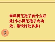 常喝灵芝孢子有什么好处(小小灵芝孢子大功效，常饮好处多多)