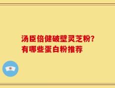 汤臣倍健破壁灵芝粉？有哪些蛋白粉推荐