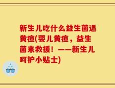 新生儿吃什么益生菌退黄疸(婴儿黄疸，益生菌来救援！——新生儿呵护小贴士)