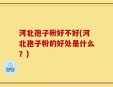 河北孢子粉好不好(河北孢子粉的好处是什么？)