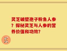 灵芝破壁孢子粉鱼人参？探秘灵芝与人参的营养价值和功效？