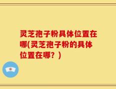 灵芝孢子粉具体位置在哪(灵芝孢子粉的具体位置在哪？)
