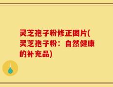 灵芝孢子粉修正图片(灵芝孢子粉：自然健康的补充品)