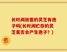 长时间放置的灵芝有孢子吗(长时间贮存的灵芝是否会产生孢子？)