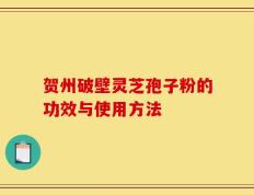 贺州破壁灵芝孢子粉的功效与使用方法