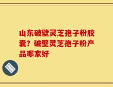 山东破壁灵芝孢子粉胶囊？破壁灵芝孢子粉产品哪家好