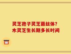 灵芝孢子灵芝菌丝体？木灵芝生长期多长时间