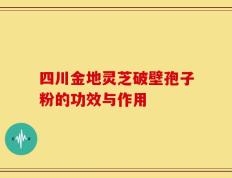 四川金地灵芝破壁孢子粉的功效与作用
