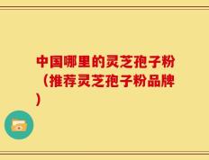 中国哪里的灵芝孢子粉（推荐灵芝孢子粉品牌）