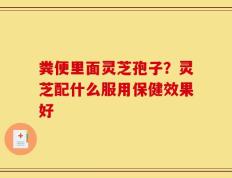 粪便里面灵芝孢子？灵芝配什么服用保健效果好