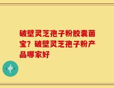 破壁灵芝孢子粉胶囊菌宝？破壁灵芝孢子粉产品哪家好
