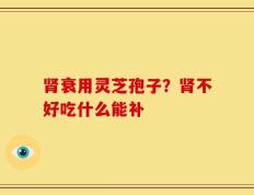 肾衰用灵芝孢子？肾不好吃什么能补