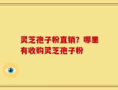 灵芝孢子粉直销？哪里有收购灵芝孢子粉
