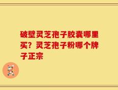 破壁灵芝孢子胶囊哪里买？灵芝孢子粉哪个牌子正宗