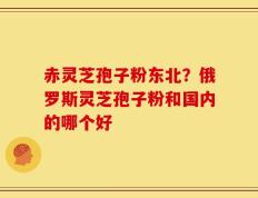 赤灵芝孢子粉东北？俄罗斯灵芝孢子粉和国内的哪个好