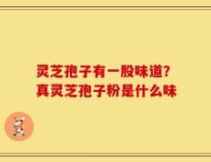 灵芝孢子有一股味道？真灵芝孢子粉是什么味