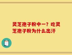 灵芝孢子粉中一？吃灵芝孢子粉为什么出汗