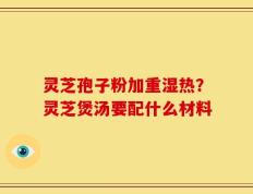灵芝孢子粉加重湿热？灵芝煲汤要配什么材料
