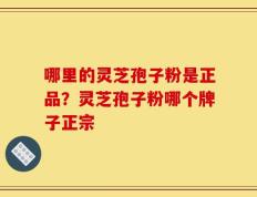 哪里的灵芝孢子粉是正品？灵芝孢子粉哪个牌子正宗